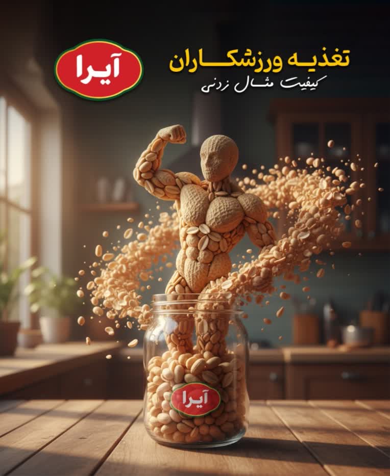 طراحی بنر تبلیغاتی برای محصولات غذایی آیرا