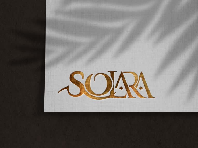 طراحی تخصصی لوگو برند (solara)