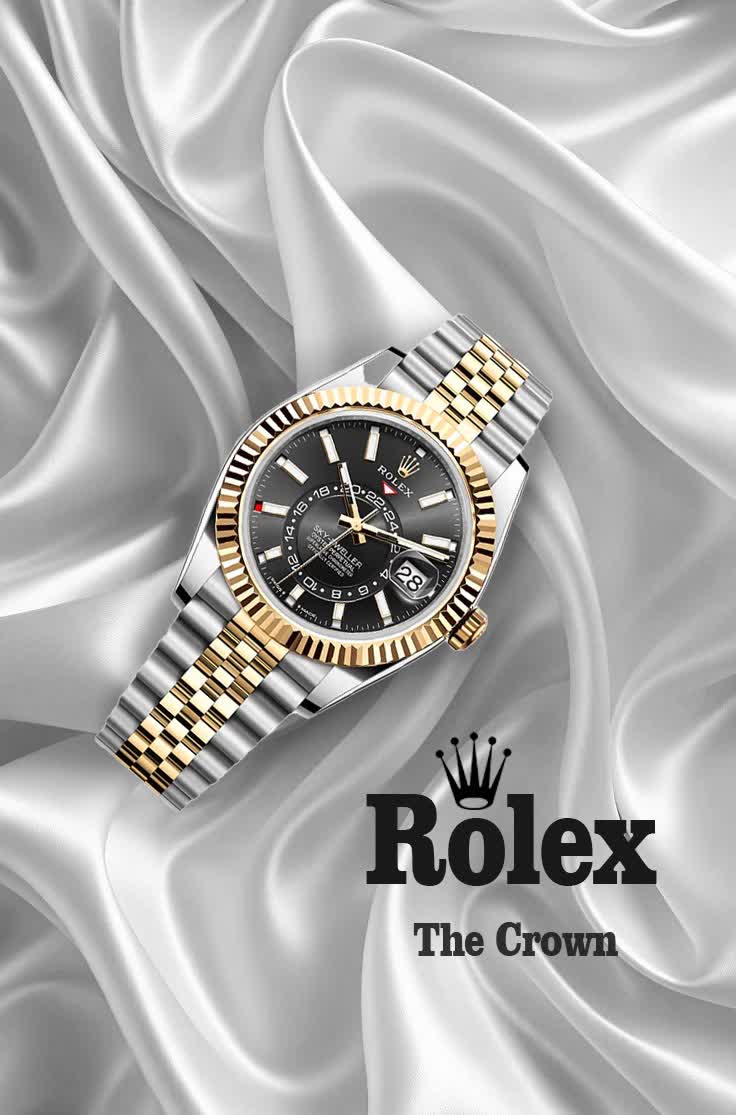 طراحی پوستر ساعت رولکس (ROLEX)