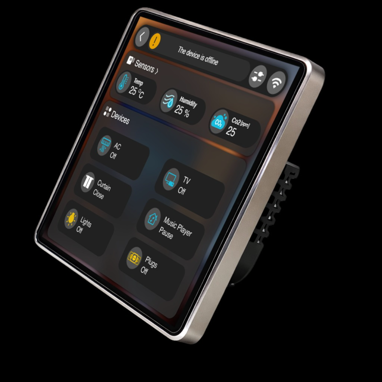 طراحی اختصاصی اینترفیس گرافیکی خانه هوشمند(Smart HMI)