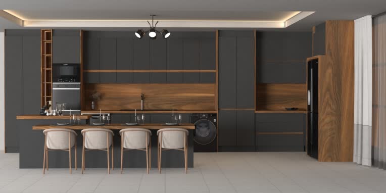 طراحی کابینت مدرن و طراحی دکوراسیون داخلی