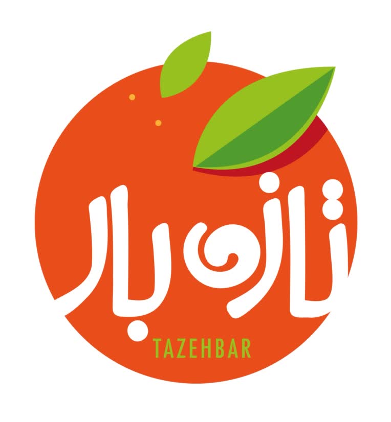 طراحی لوگو محصولات ارگانیک  تازه بار