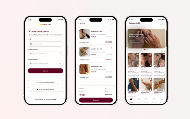 طراحی و توسعه پلتفرم جامع خرید و فروش آنلاین طلا و جواهرات