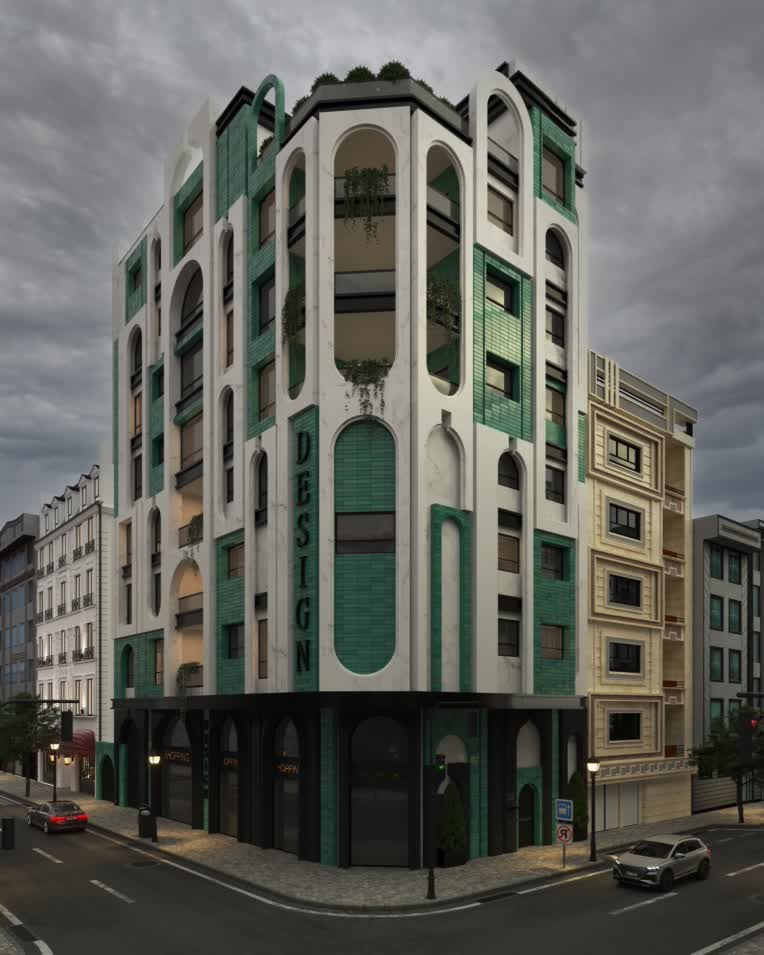 طراحی نمای مدرن(مدلسازی_رندرینگ)