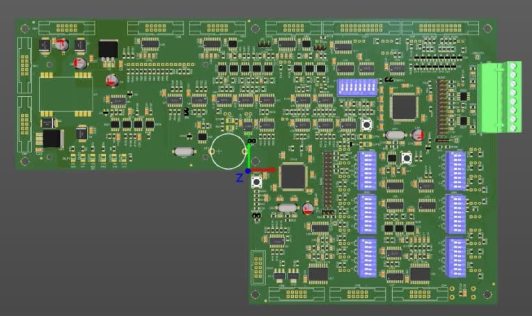 مهندسی معکوس برد 4 لایه Diesel generator control board