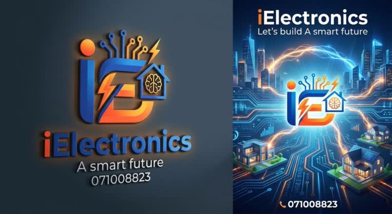 طراحی لوگو و پوستر  iElectronic