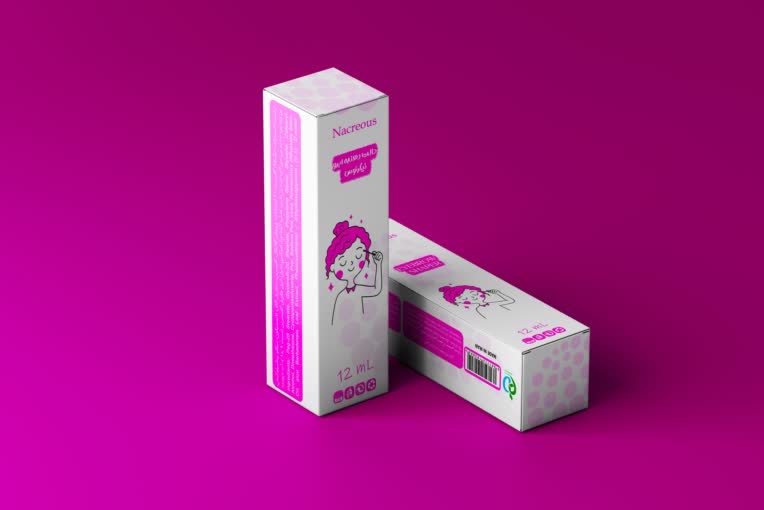 طراحی جعبه محصولات آرایشی بهداشتی 💖