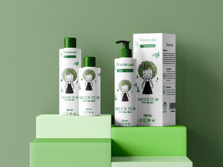 طراحی لیبل محصول آرایشی بهداشتی🌱
