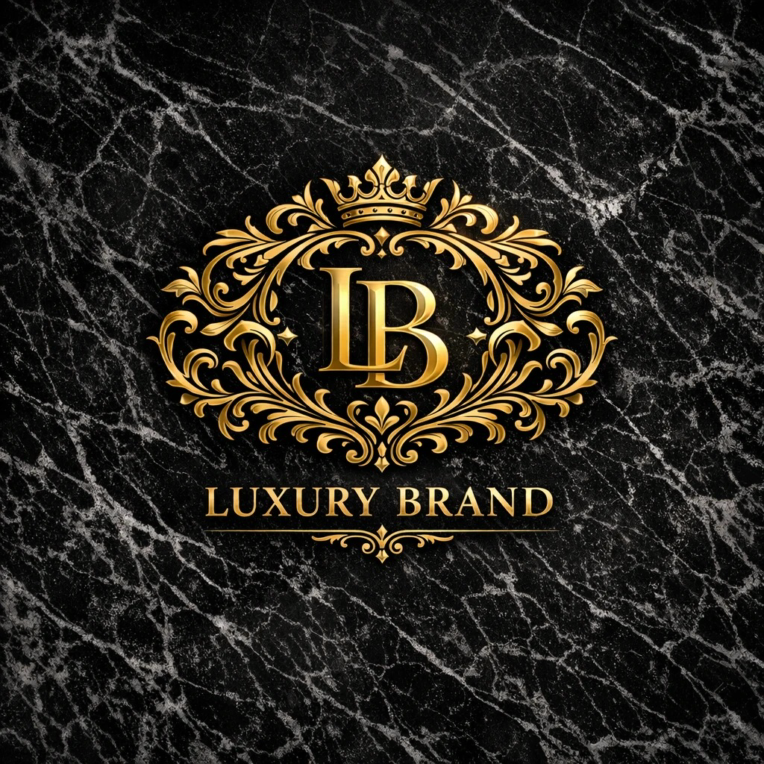 لوگوی اشرافی و اورنمنتال (Ornamental) برند لوکس LB