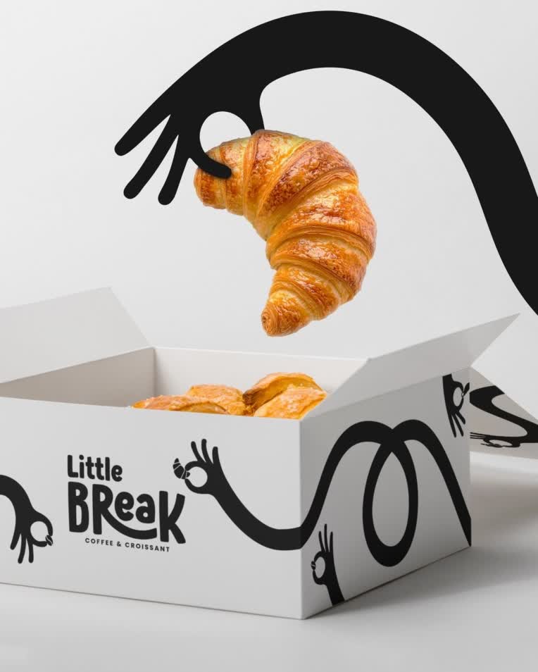 طراحی بسته بندی برند little break