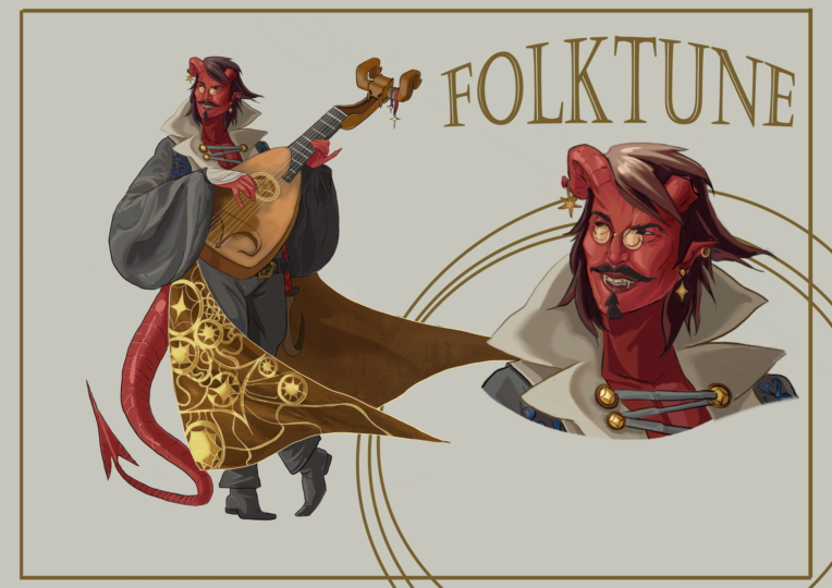 طراحی کاراکتر برای بازی Dungeons and dragons