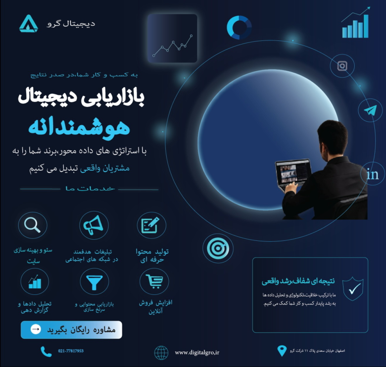 تبلیغات شرکت دیجیتال مارکینگ و