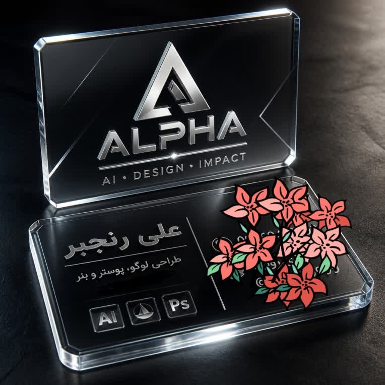 طراحی کارت ویزیت حرفه‌ای و مدرن