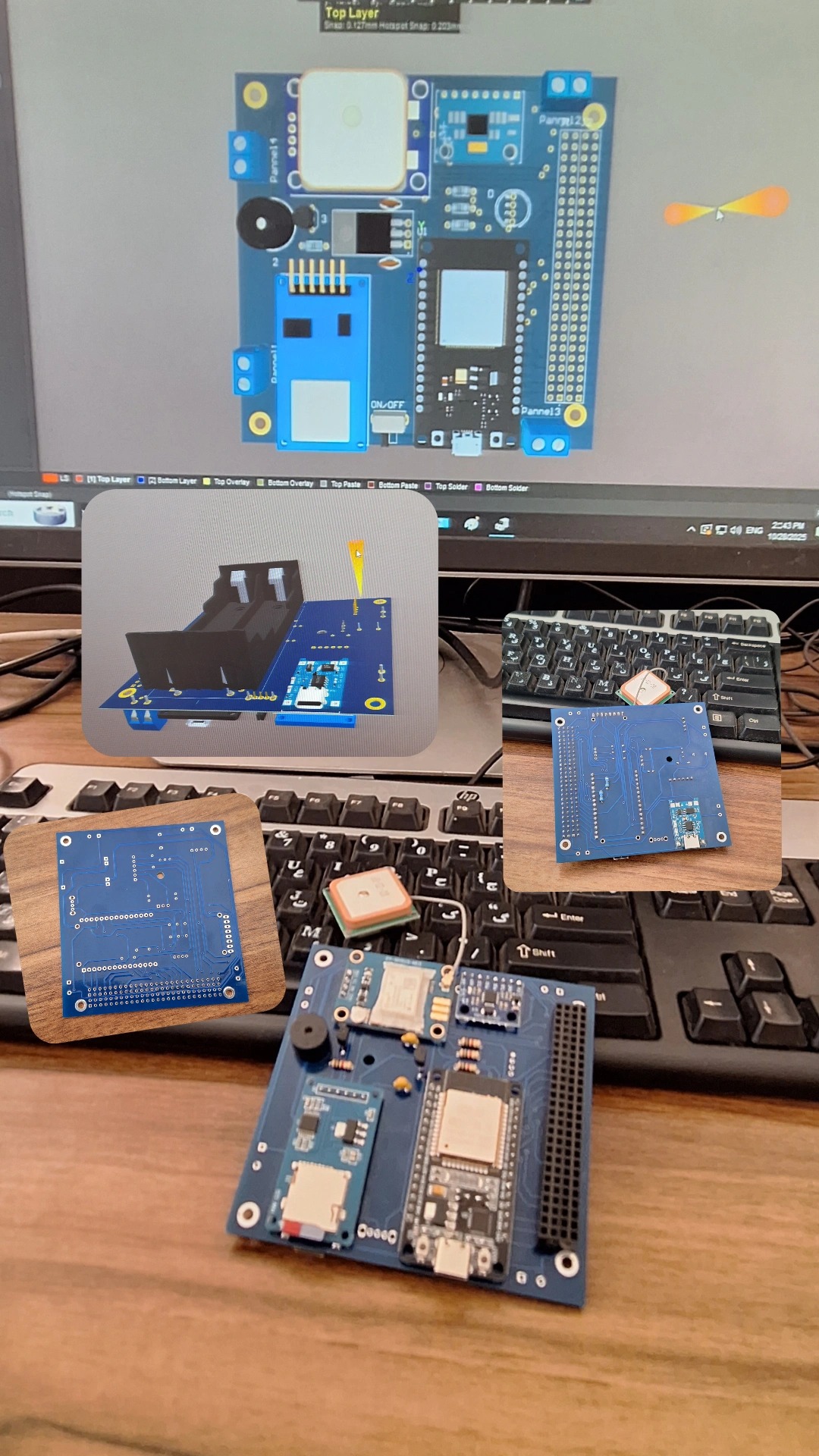 طراحی و مونتاژ برد آموزشی CubeSat