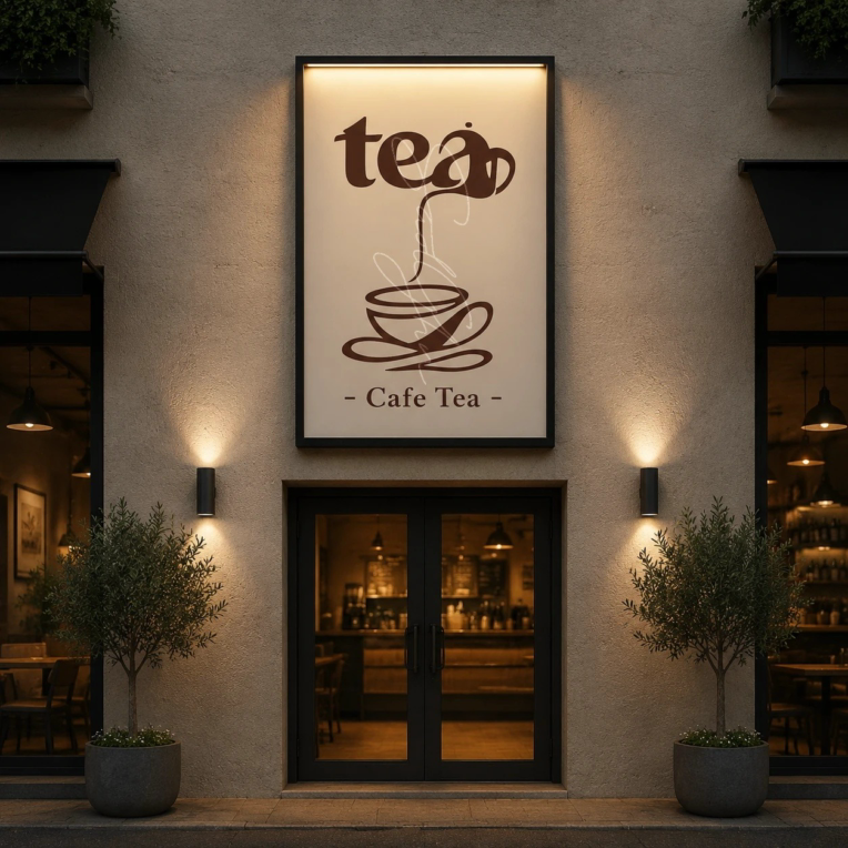 طراحی لوگو کافه tea | جایی که خلاقیت دم می‌کشد!