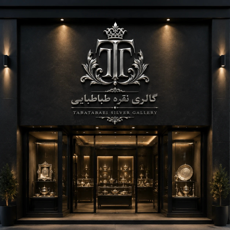 نمونه کار طراحی لوگو نقره فروشی