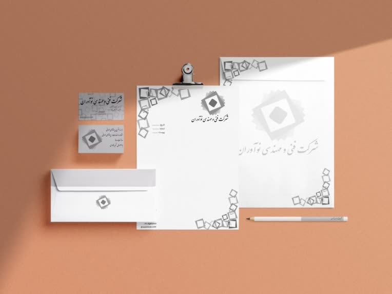 سربرگ اداری شرکت مهندسی نوآوران