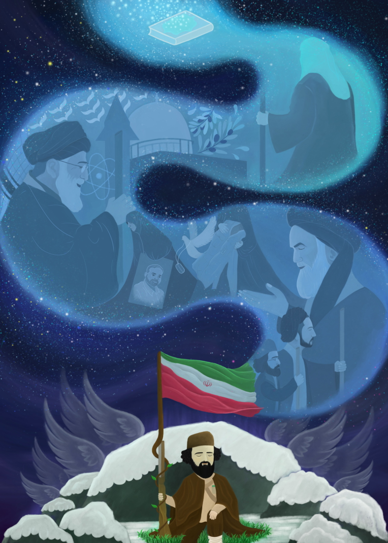 راه میرزا، تصویر گری رویداد جنگل بارانی