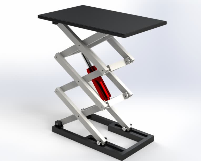 میز بالابر قیچی هیدرولیک (Hydraulic Scissor Lift Cart)