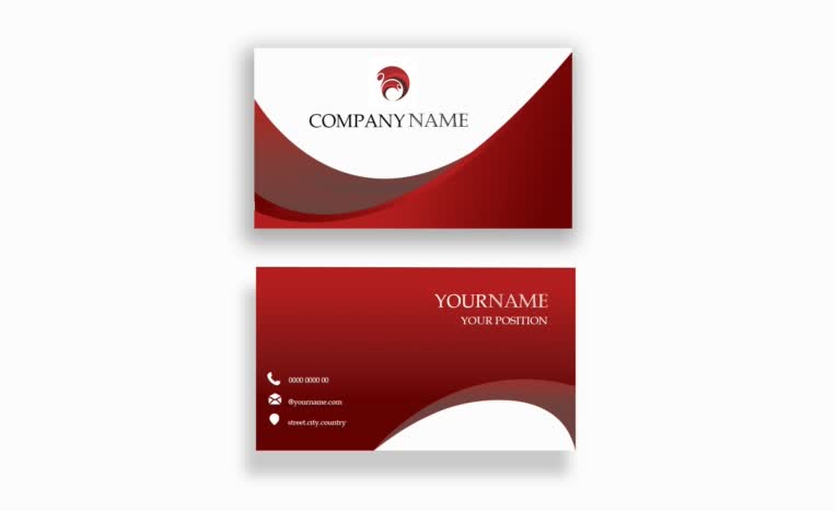 طراحی کارت ویزیت شرکتی مدرن و لوکس