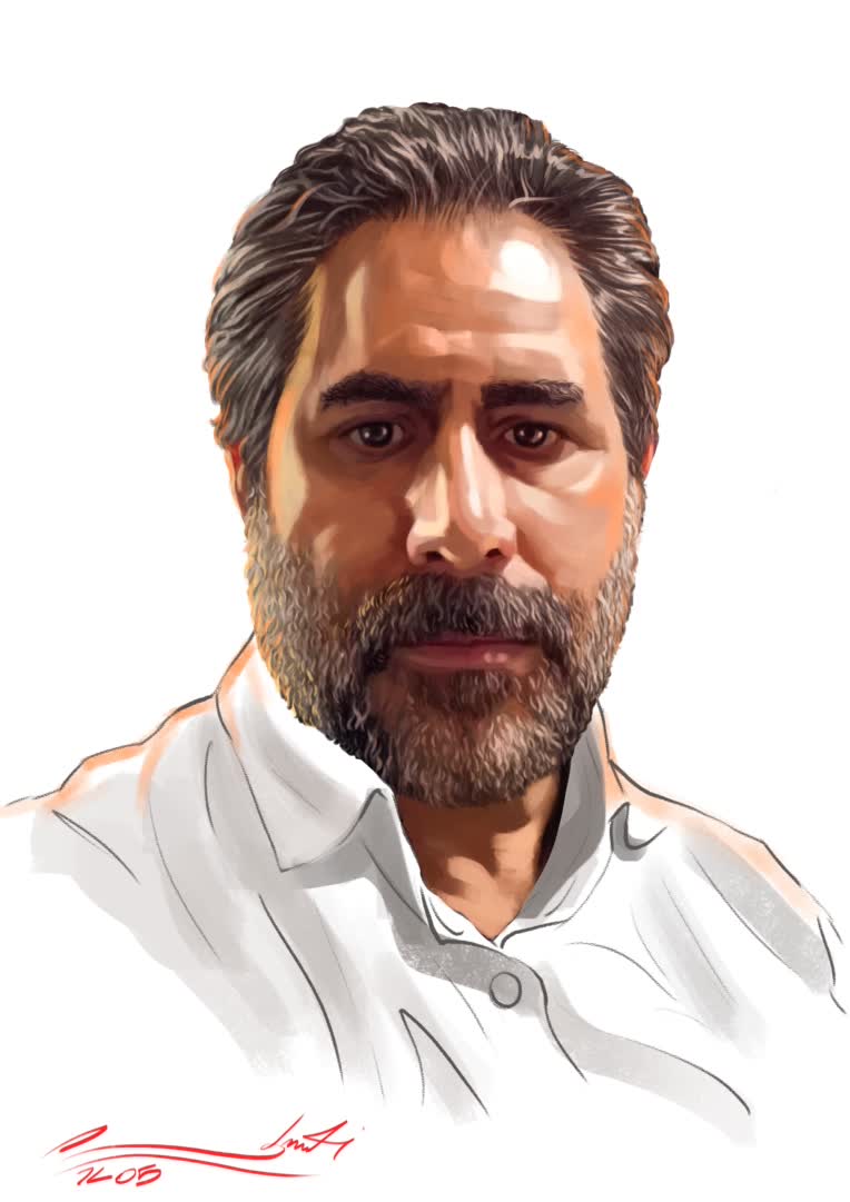 نقاشی پرتره با فتوشاپ به صورت دیجیتال پینت