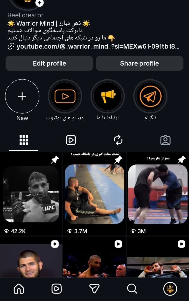 نمونه محتوا های تولید شده در یوتیوب و اینستاگرام