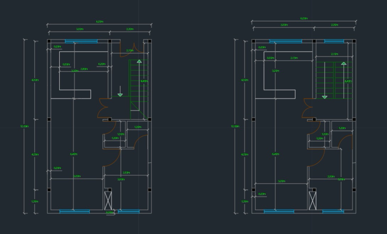 نقشه کشی و اصلاح پلان ( autocad )