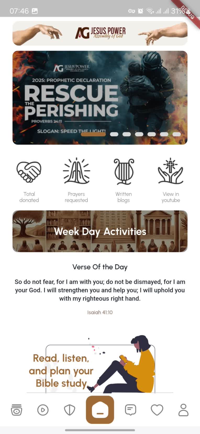 اپلیکیشن موبایل AG Jesus Power