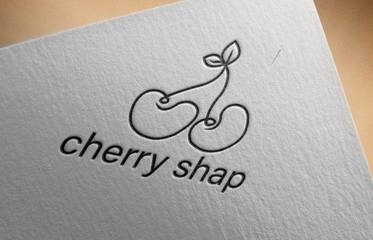 لوگوی انلاین شاپ cherry لوگوی تلفیقی