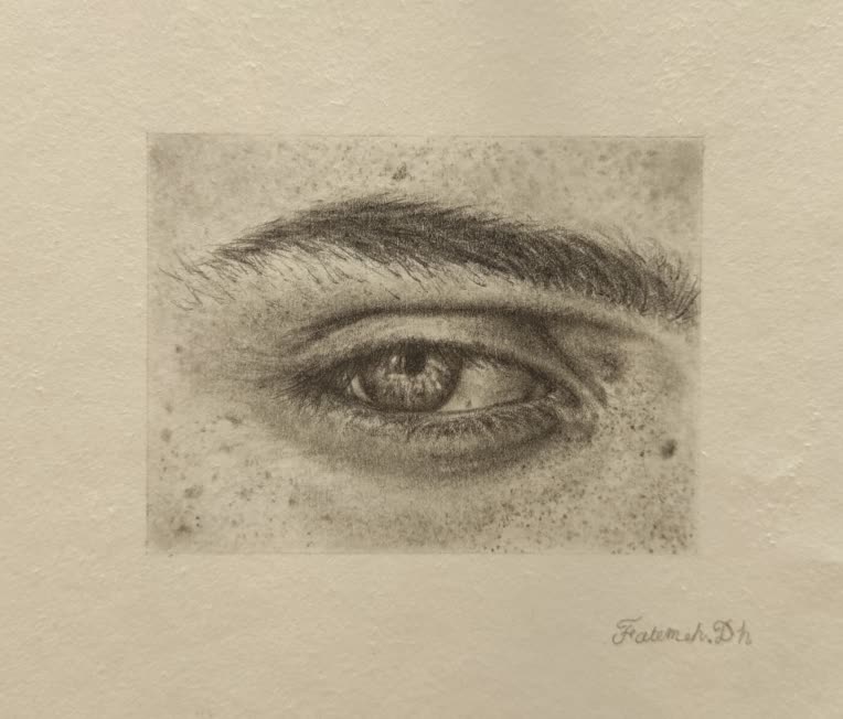 نقاشی/ طراحی سیاه قلم، اجزای چهره