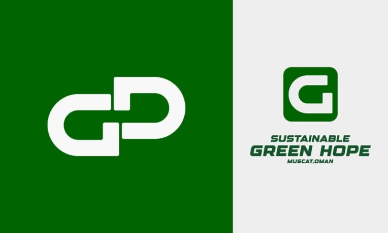 طراحی لوگو شرکت بازرگانی GreenHope عمان