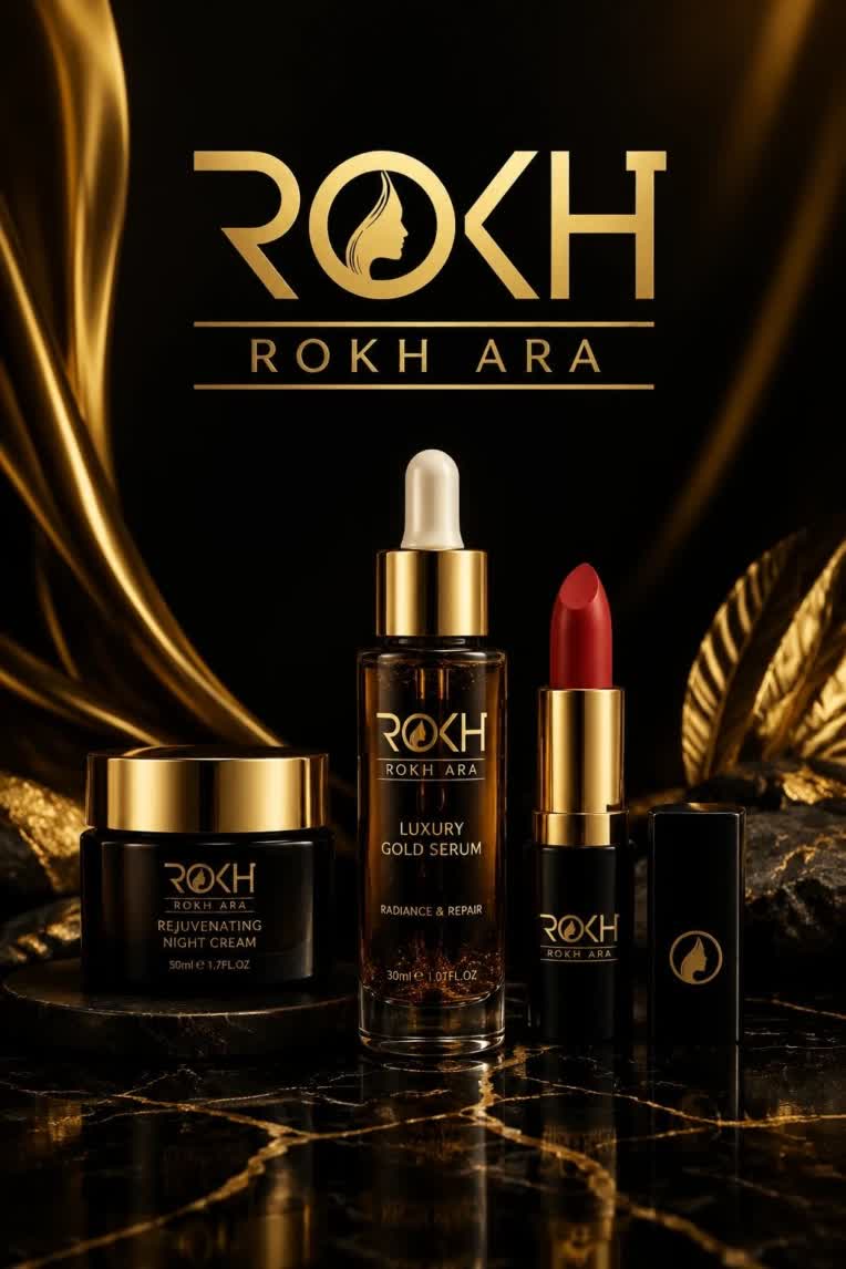 طراحی پوستر ازمایشی برای هلدینگ رخ آرا