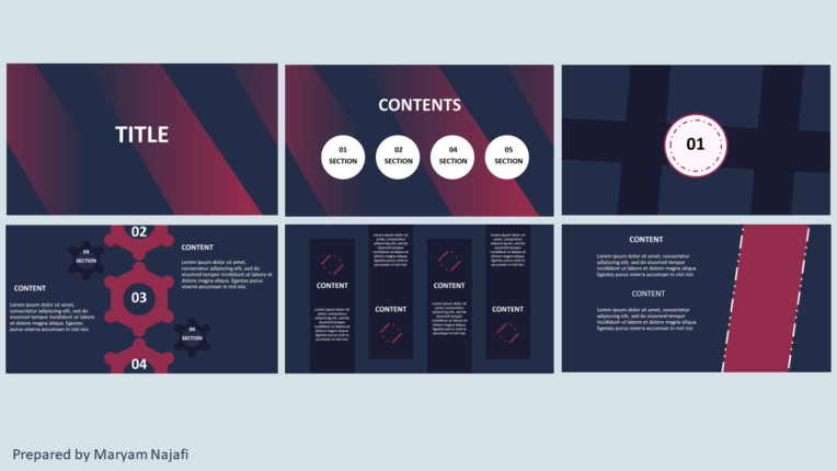 قالب حرفه ای و مدرن پاورپوینت | طراحی صفر تا صد