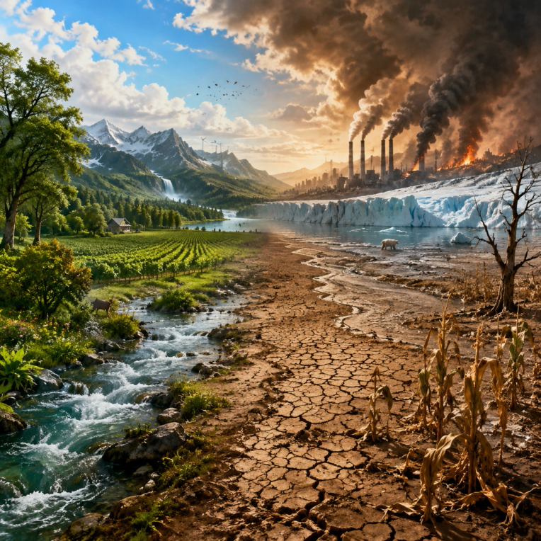مقاله تغییرات آب‌ و هوایی و اغلیمی