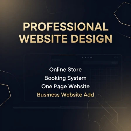 طراحی حرفه‌ای سایت | Website Design | Online Store | Booking System | One Page