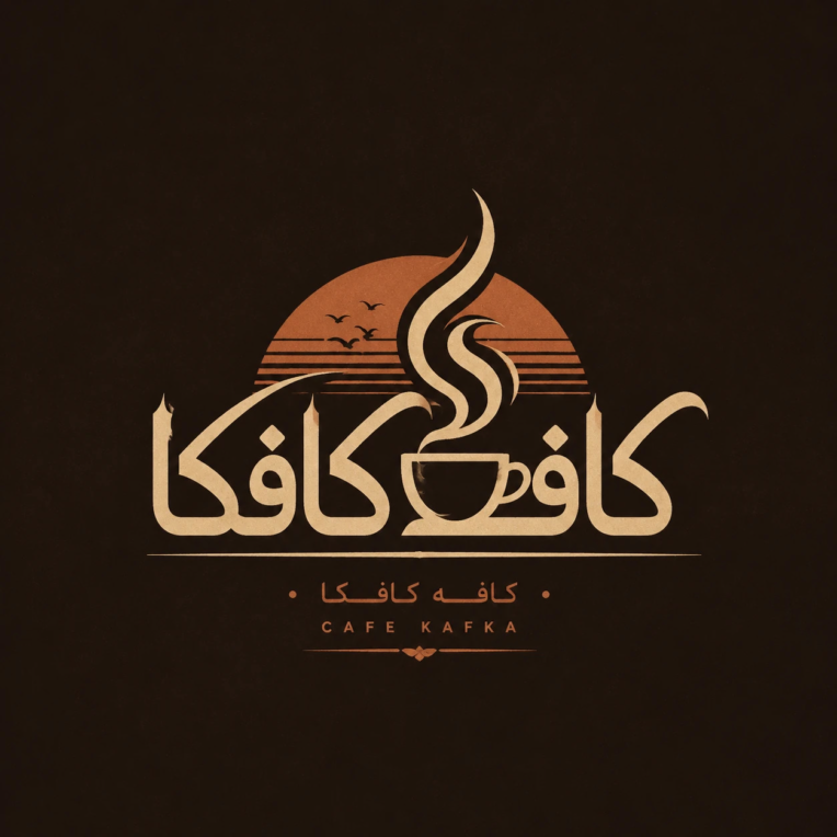 طراحی هویت بصری و لوگو کافه کافکا