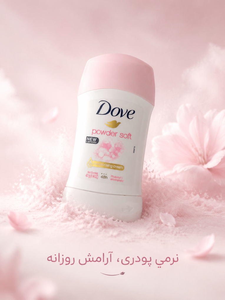 طراحی بنر تبلیغاتی مام زیر بغل داو