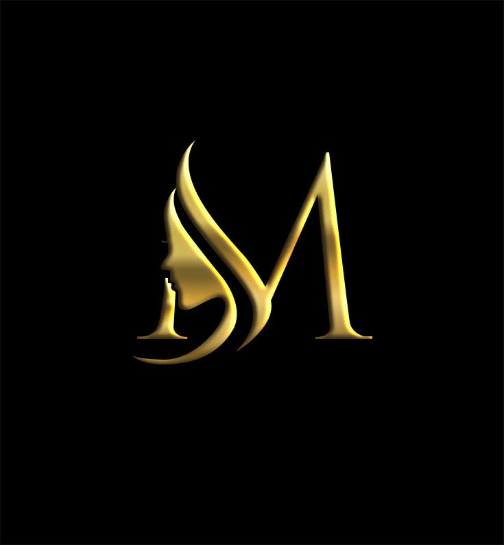نمونه طراحی لوگو مونوگرام با حرف M + نماد