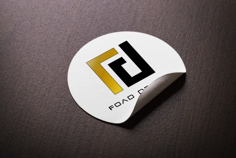 لوگوی برند FOAD DESIGN - هویت بصری مدرن صنعتی