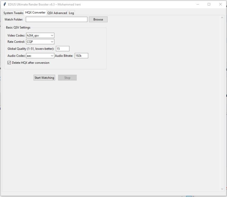 EDIUS Ultimate Render Booster v6.3