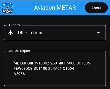 سامانه گزارش های هواشناسی هوانوردی METARView