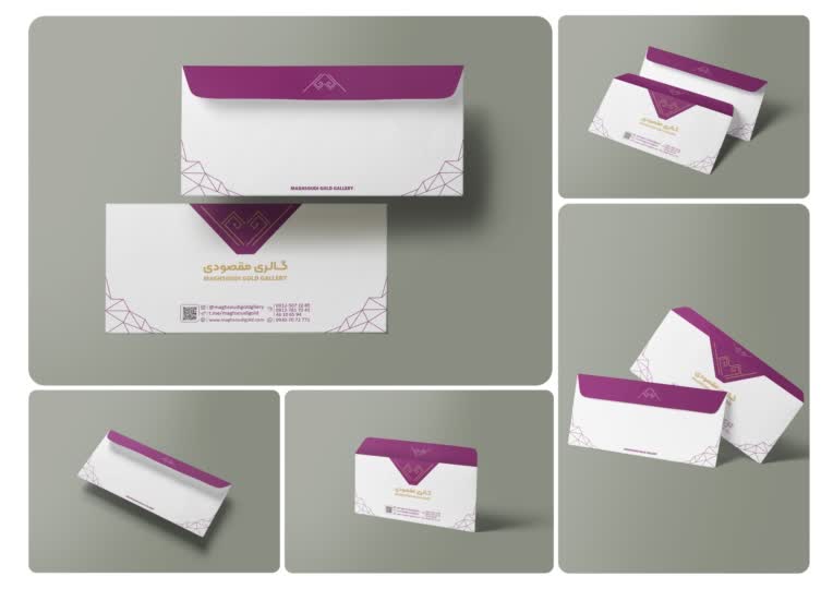 نمونه طراحی پاکت نامه | ENVELOPE