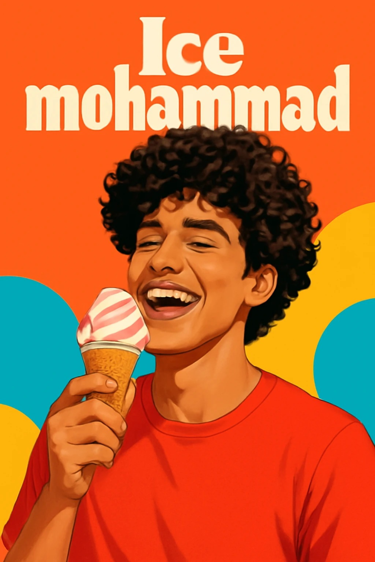 ساخت پوستر Ice mohammad یکی از نمونه کارهای من