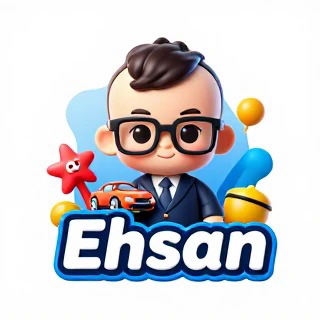 لوگوی مخصوص برند اسباب بازی با امضای شخصی