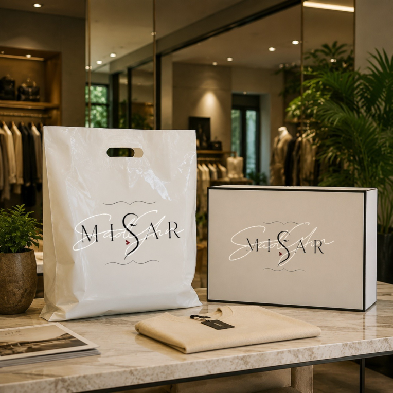 طراحی لوگو  لوگوتایپ MISAR | طراحی برند لوکس و شیک لباس آنلاین