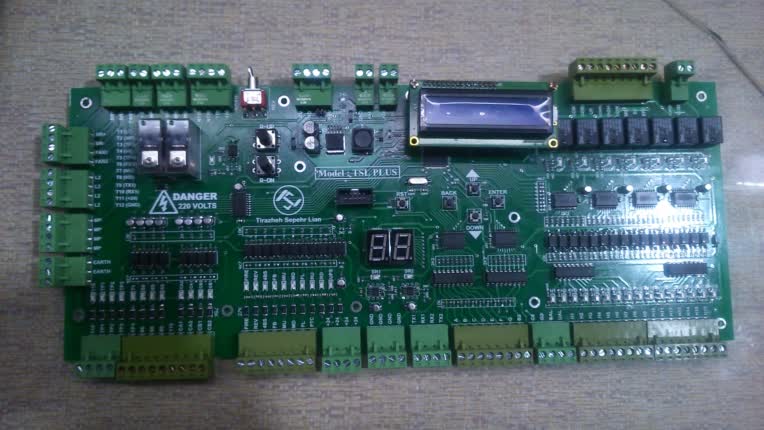 طراحی pcb و نمونه سازی برد میکروکنترلری