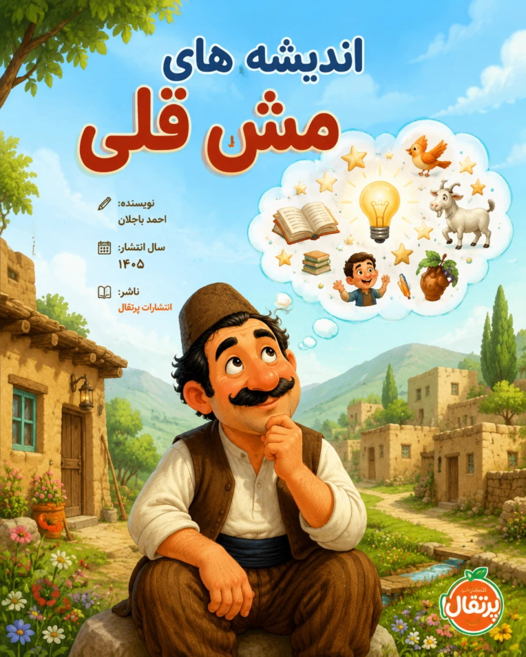 طراحی جلد کتاب برای دوست عزیزم آقای باجلان