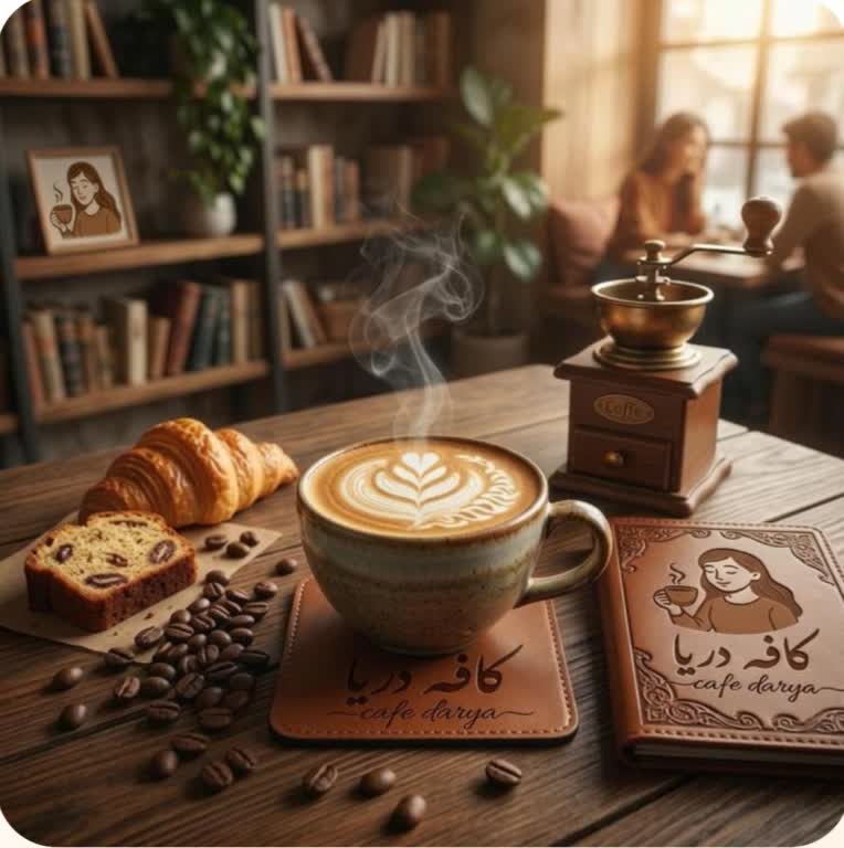 طراحی پوستر تبلیغاتی کافه دریا