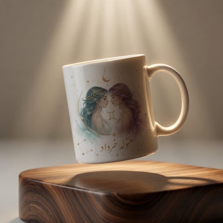 طراحی لوگو یا تصاویر برروی لباس ماگ و ..