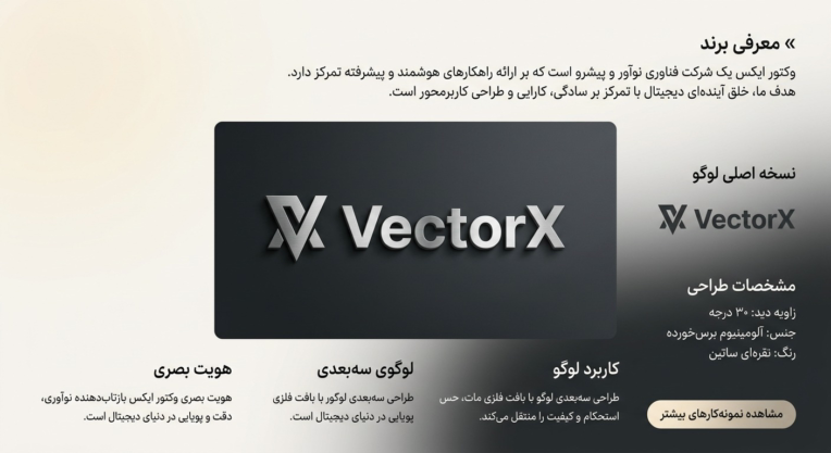 نمونه طراحی گرافیک با ترکیب خلاقیت، نظم و هویت بصری